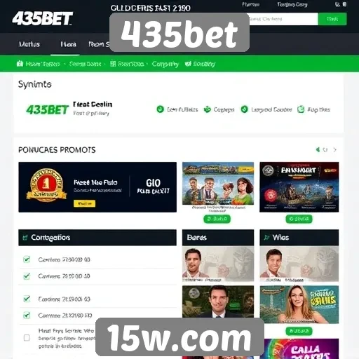 Promos e bônus oferecidos pelo 435bet
